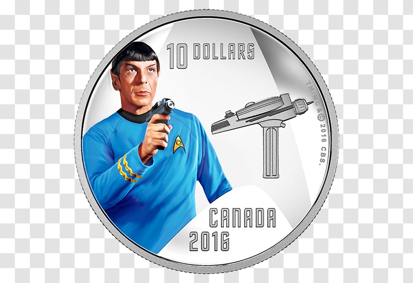 Star Trek: The Original Series James T. Kirk Spock Uhura Scotty - Coin - Canada Transparent PNG