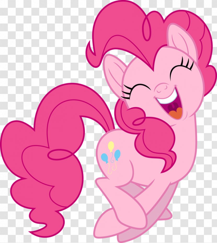 Pinkie Pie Twilight Sparkle Pony Applejack Rainbow Dash - Heart Transparent PNG