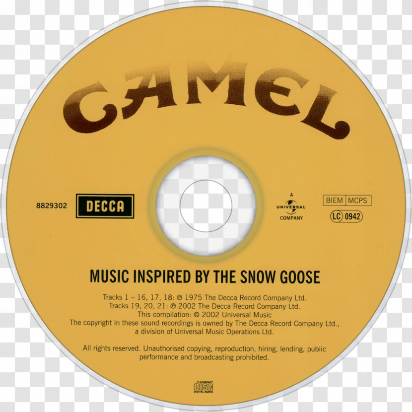 Compact Disc Moonmadness Camel The Snow Goose Album - Silhouette Transparent PNG