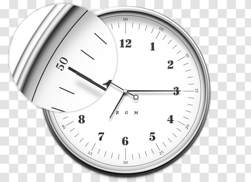 Clock Mockup - Digital - Simple And Elegant Transparent PNG