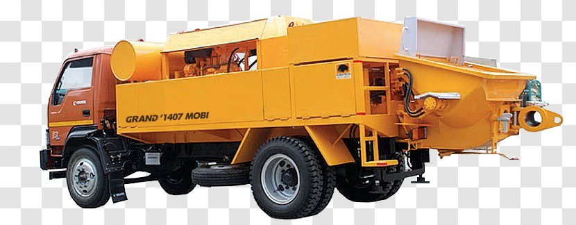 Concrete Pump Elektrostal Truck Heavy Machinery Commercial Vehicle Transparent PNG