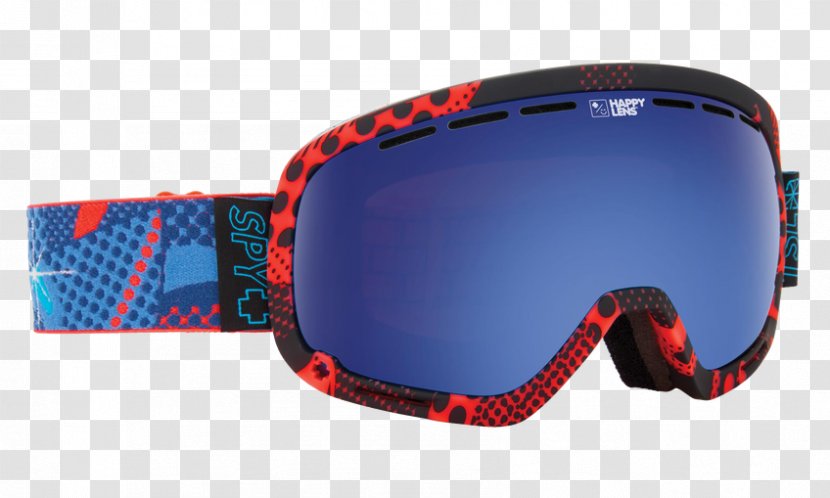Snow Goggles Lens SPY Gafas De Esquí - Plastic - Cobalt Blue Transparent PNG