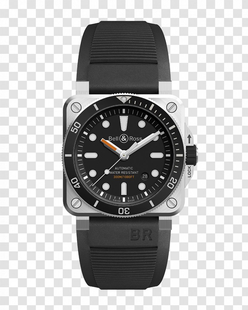 Diving Watch Bell & Ross Baselworld Underwater - Swiss Made Transparent PNG