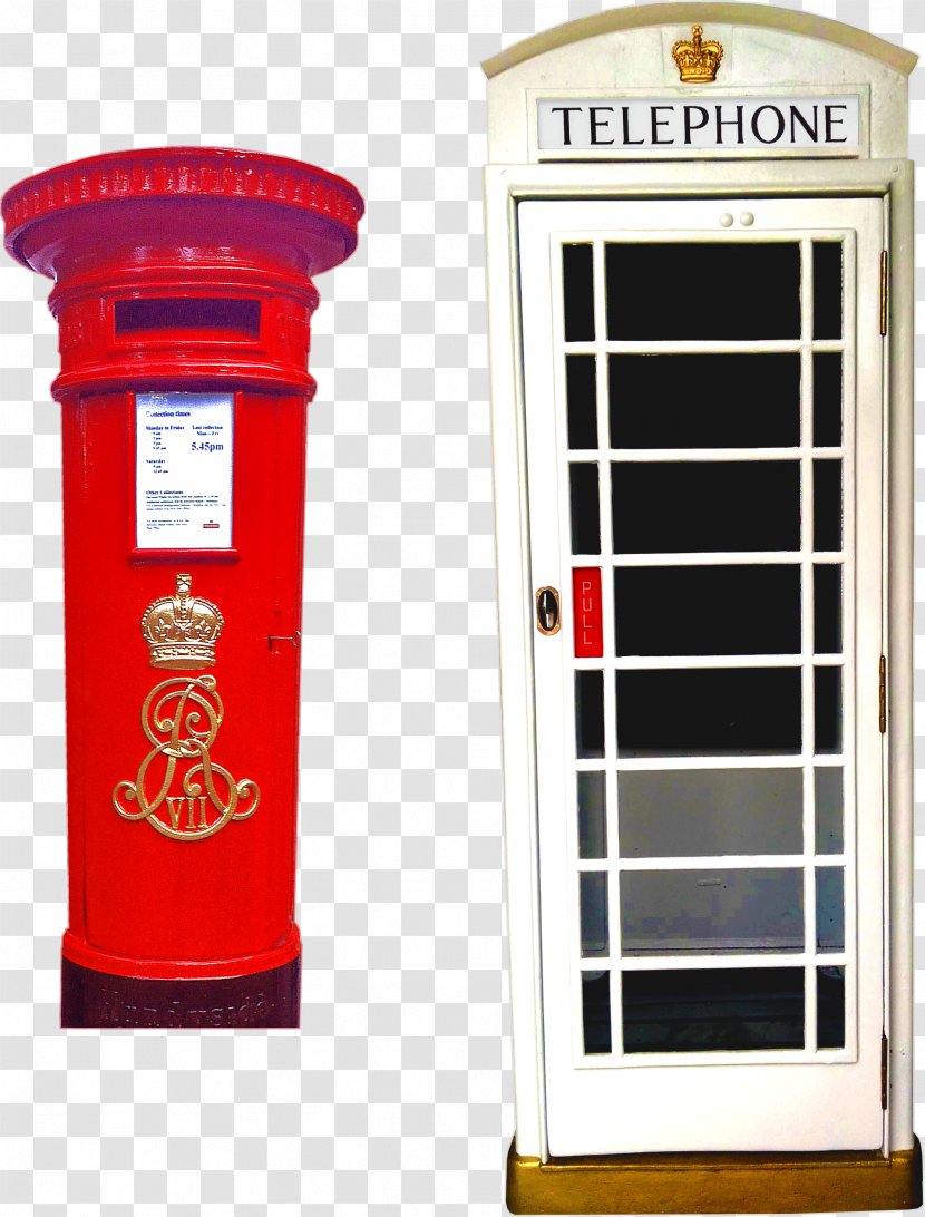 Red Telephone Box Booth London Sticker Transparent PNG