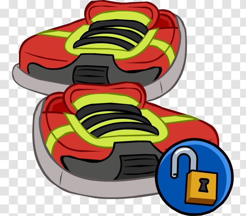 Club Penguin Sneakers Shoe Clip Art - Yellow - Picture Of Transparent PNG