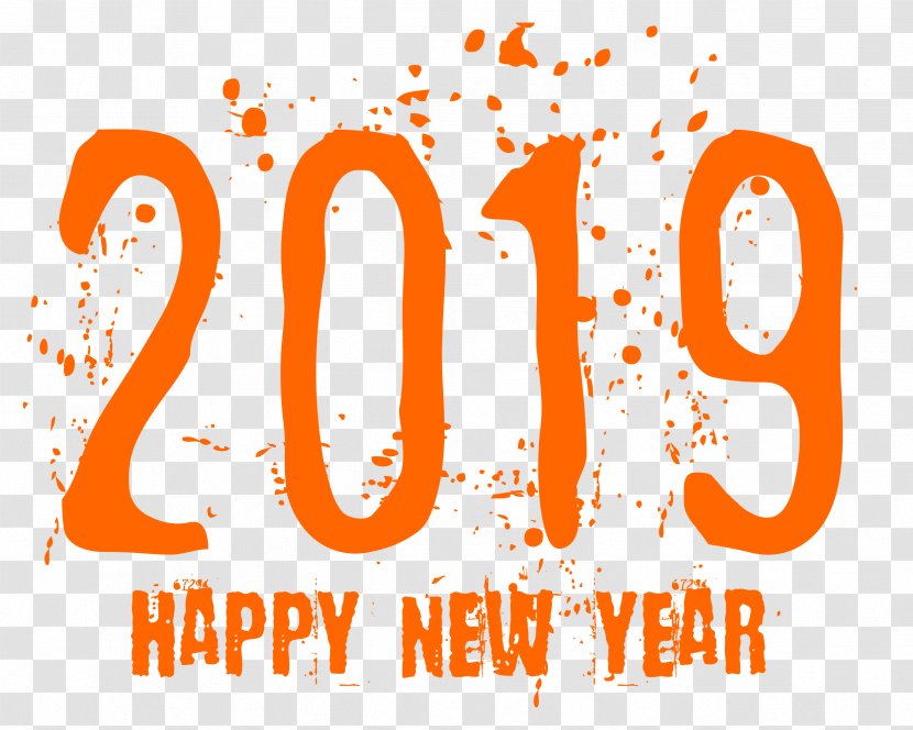 Happy New Year 2019 Transparent . - Area - Number Transparent PNG