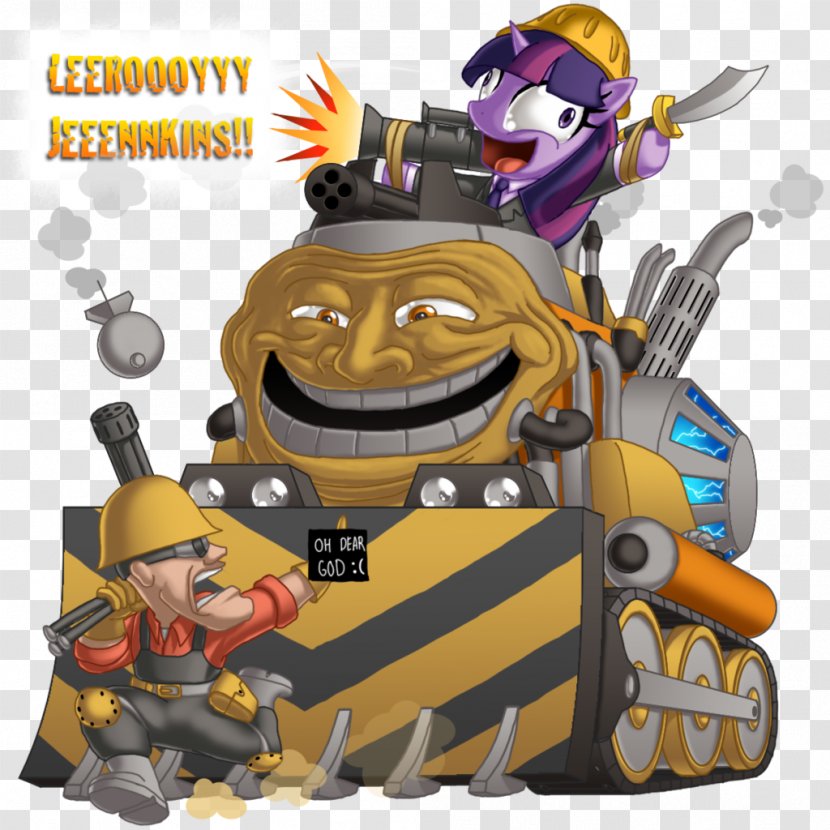 Team Fortress 2 Twilight Sparkle Pinkie Pie Derpy Hooves Rarity - Bulldozer Transparent PNG