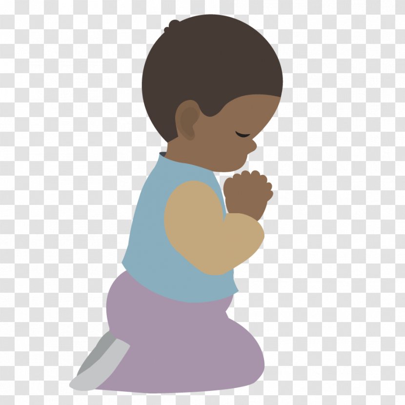 Praying Hands Prayer Child Clip Art - Silhouette Transparent PNG