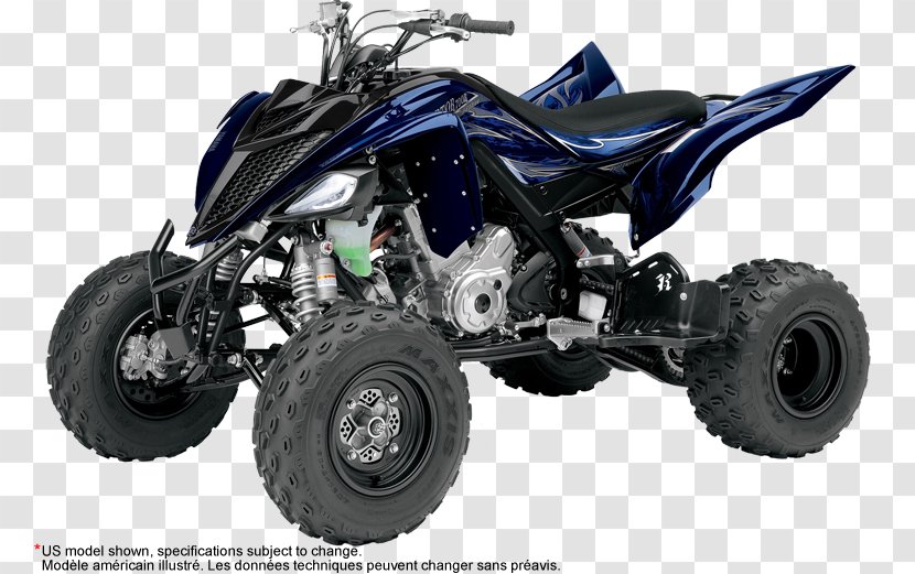 Yamaha Motor Company Raptor 700R 660 Motorcycle All-terrain Vehicle - Wheel Transparent PNG