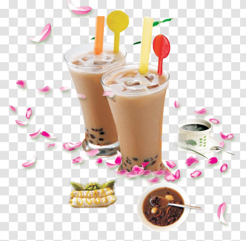 Milkshake Bubble Tea Coffee - Cream - Pearl Milk Transparent PNG