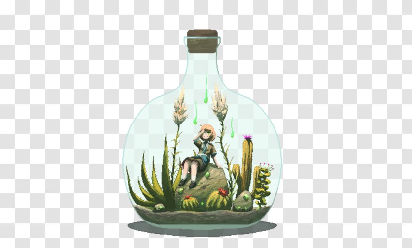 Succulent Plant Cactaceae Pixel Art - Leaf - Suculent Transparent PNG