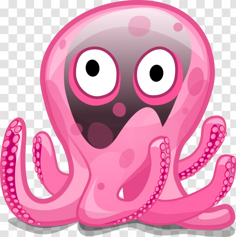 Octopus Clip Art - Cartoon - Design Transparent PNG