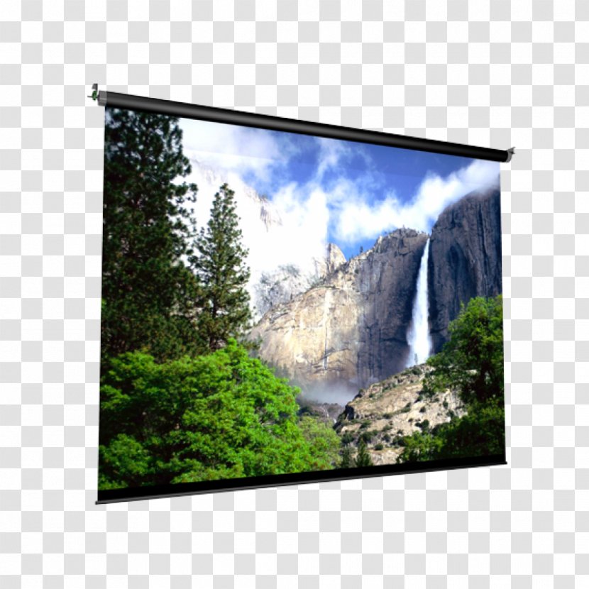 Yosemite Falls Bridalveil Fall Valley Yellowstone National Park - Nature Reserve - Big Screen Tv Transparent PNG