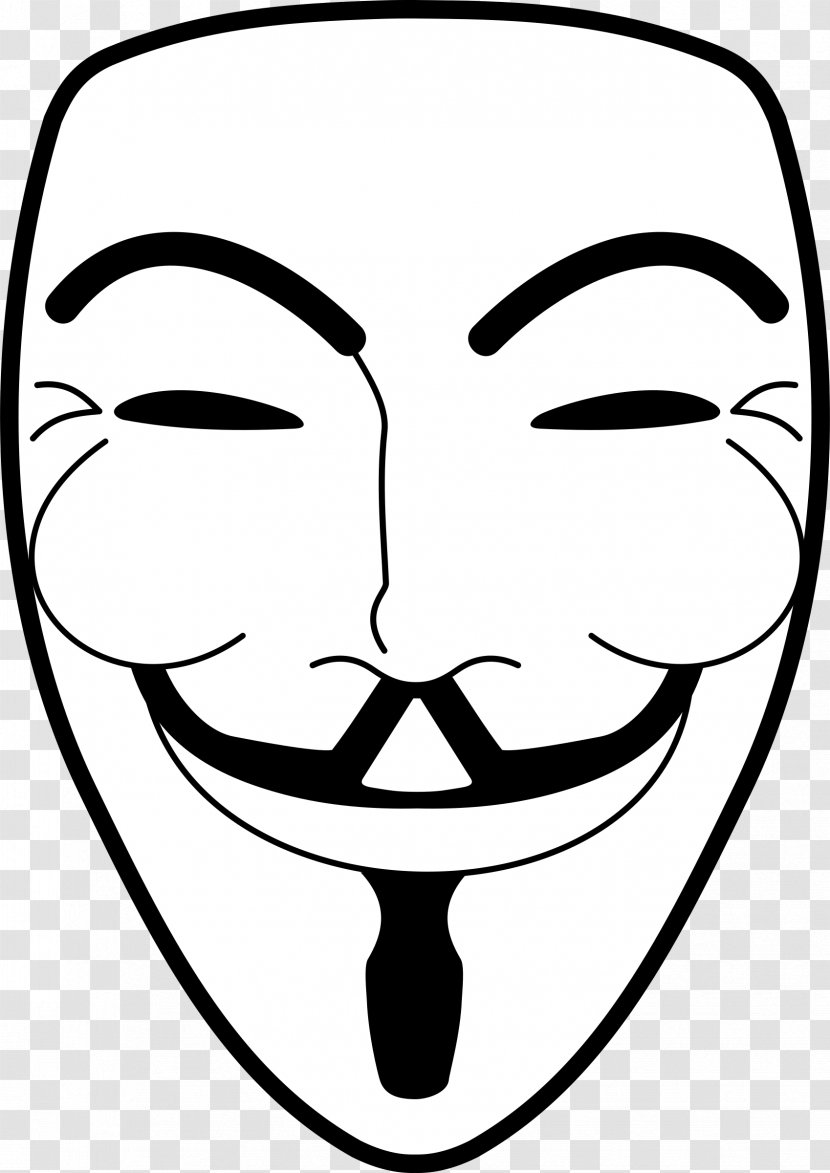 Guy Fawkes Mask Clip Art - Emotion Transparent PNG