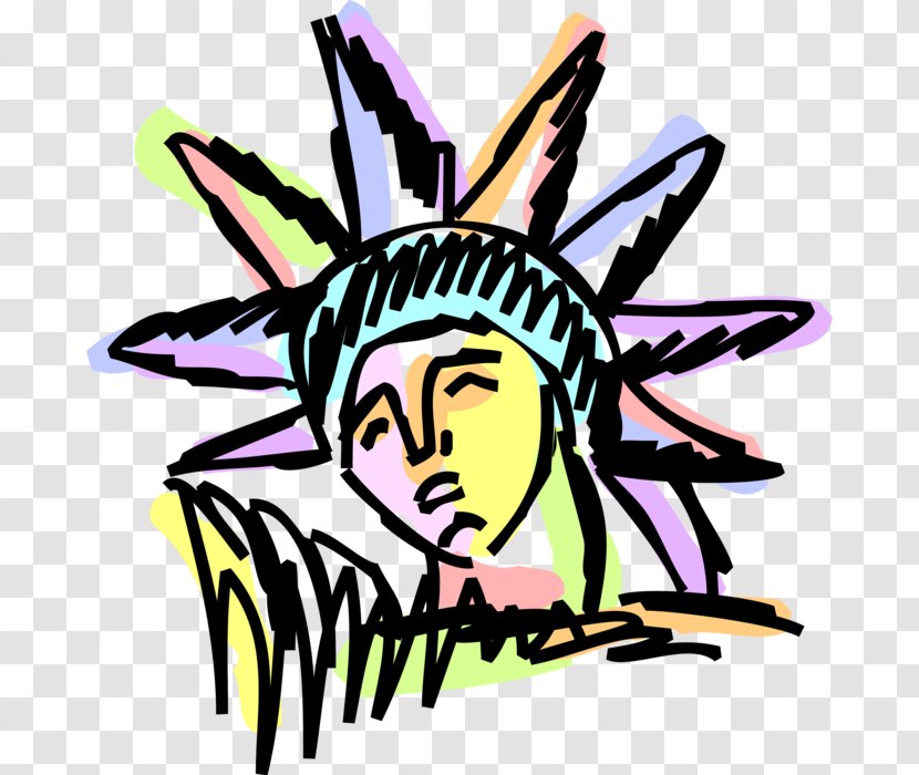 Statue Of Liberty - Sticker Drawing Transparent PNG
