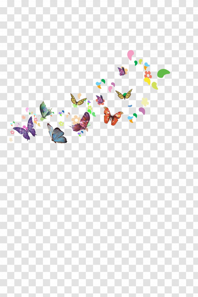 Butterfly Poster - Flying Transparent PNG