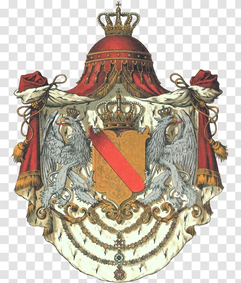Grand Duchy Of Baden Baden-Baden Coat Arms - National - History Transparent PNG