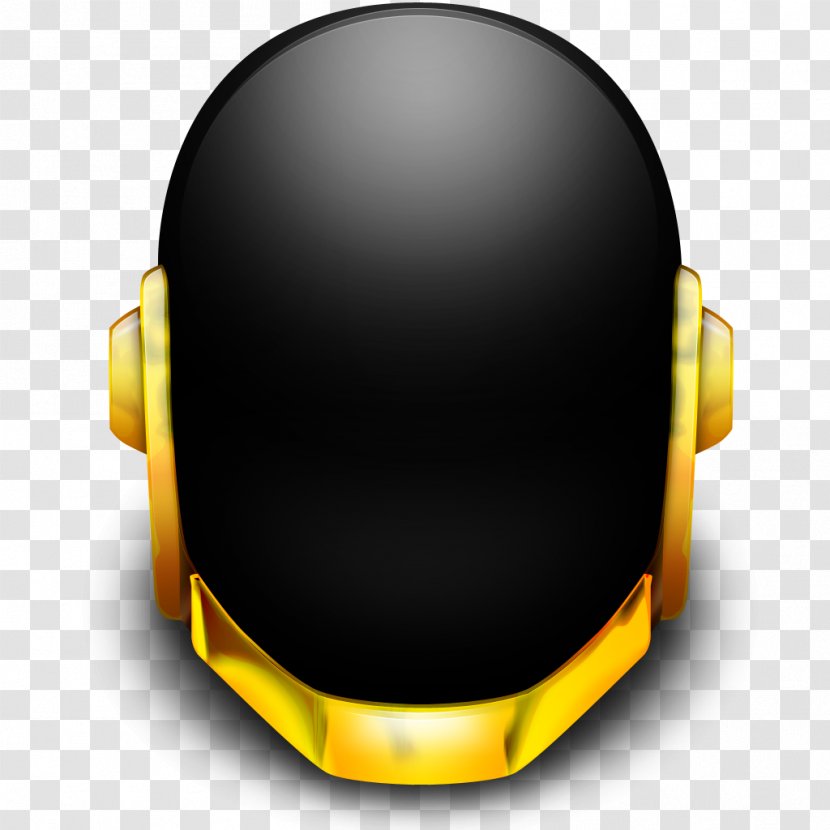 Yellow - Heart - Guyman Helmet Transparent PNG