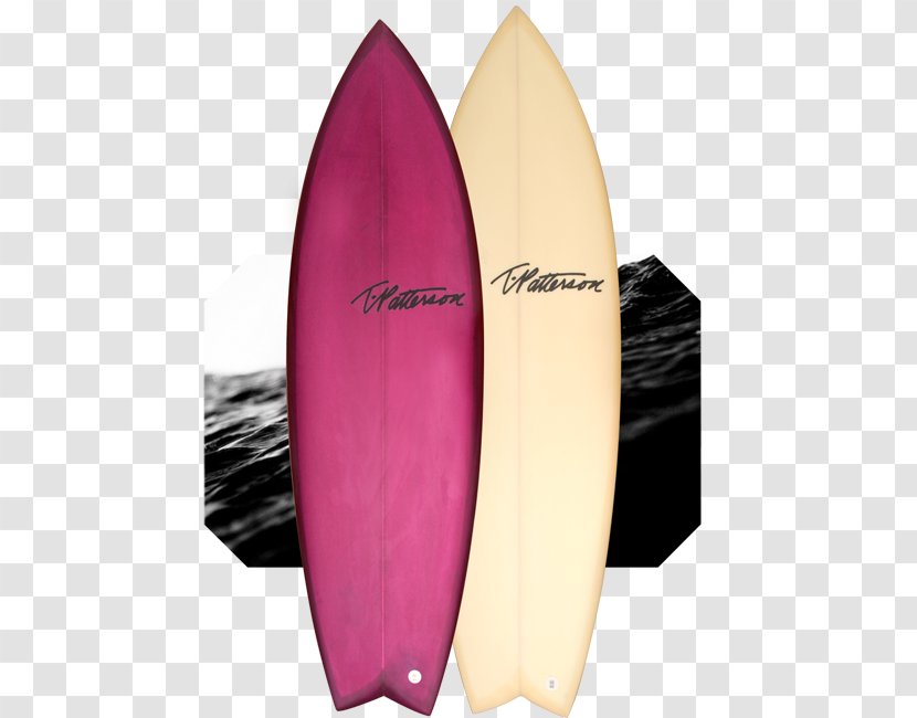 Surfboard Pink M - Magenta - Design Transparent PNG