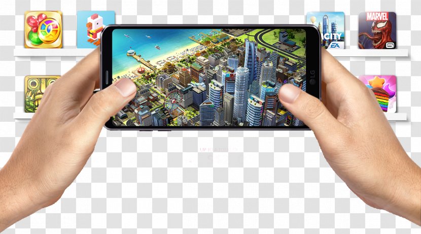 Smartphone LG G6 Electronics (S) Pte. Ltd. Australia - Portable Communications Device Transparent PNG