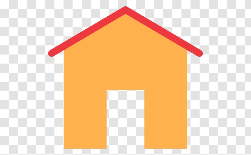 House Building - Orange Transparent PNG