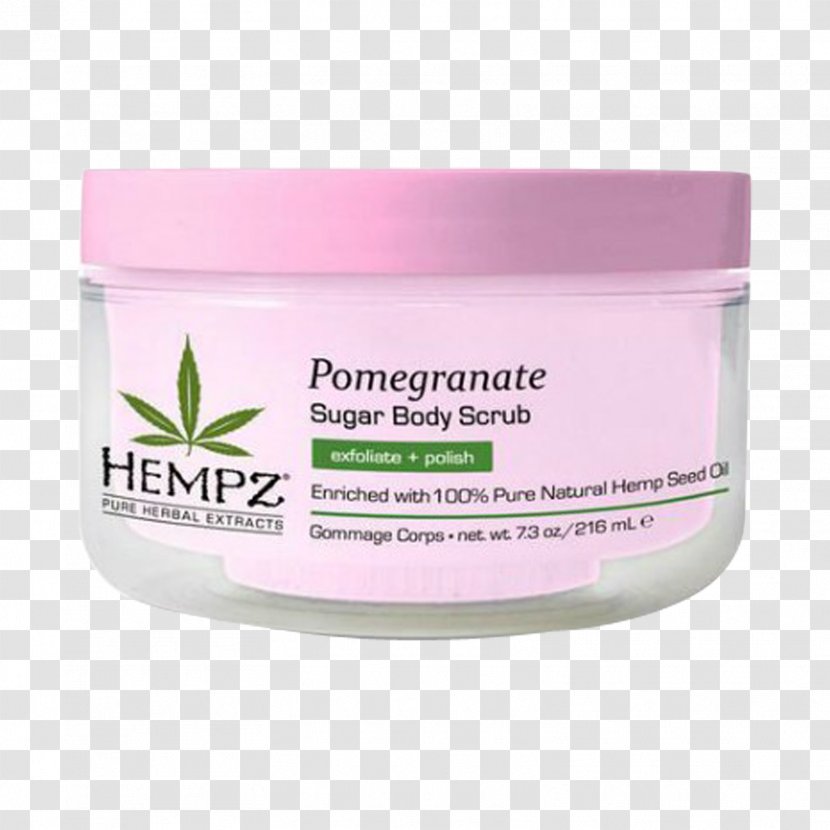 Lotion Hempz Original Herbal Body Moisturizer Cream Exfoliation - Sugar Transparent PNG