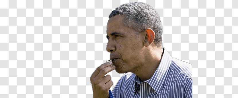 Barack Obama Sticker Whistle - Ear Transparent PNG