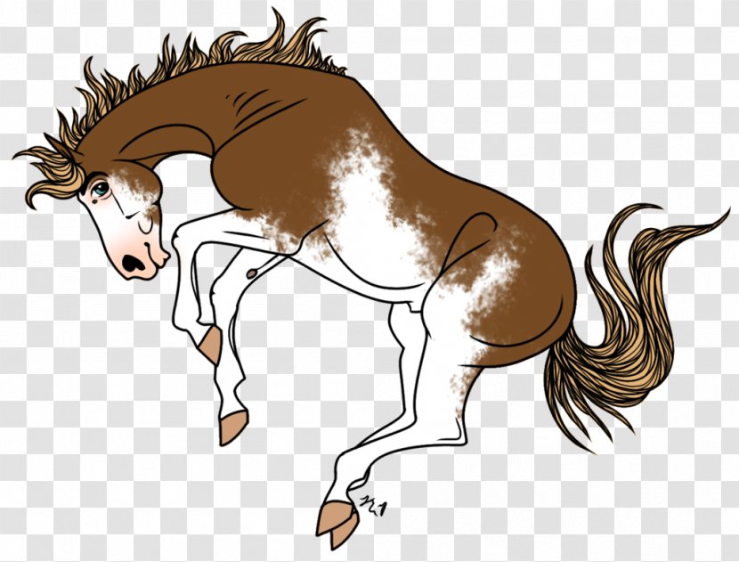 Mane Mustang Foal Stallion Pack Animal - Mammal - Bucking Horse Transparent PNG
