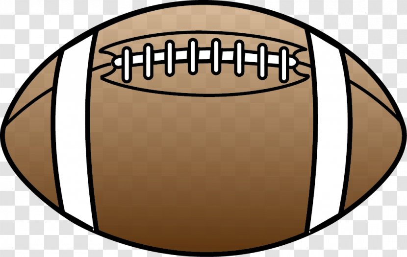 Clip Art American Football Rugby Ball - Positive Thinking Transparent PNG