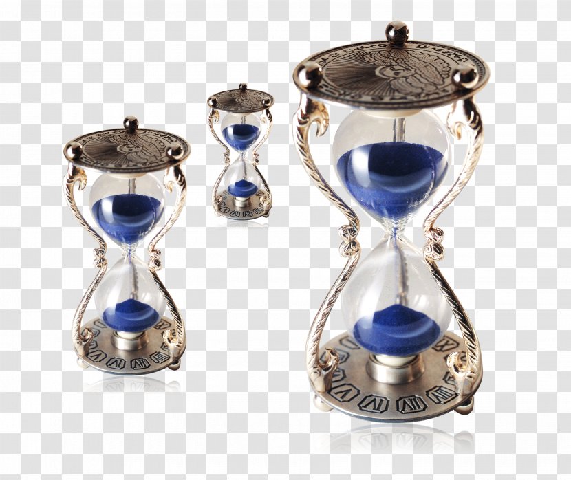 Hourglass Time - Raster Graphics - Blue Transparent PNG