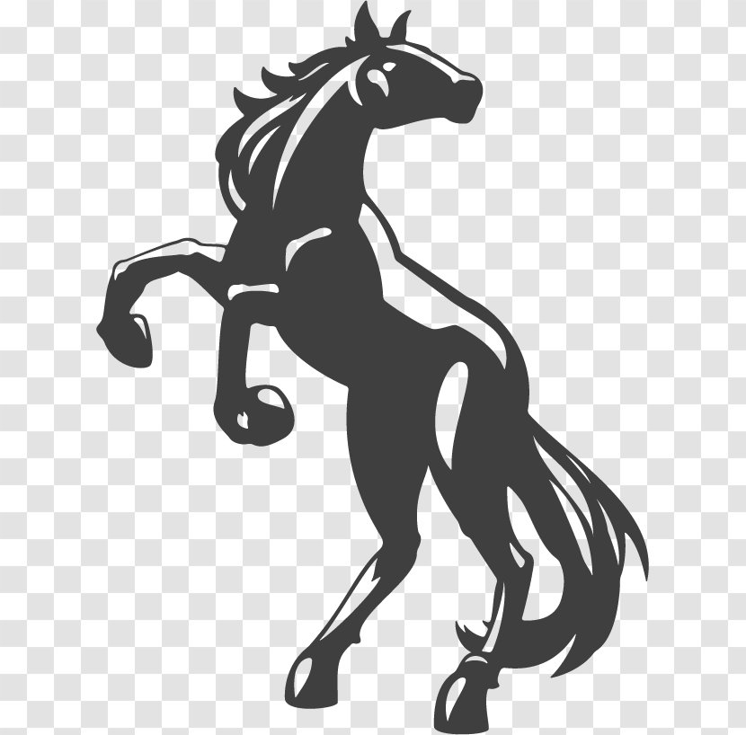 Horse Logo - Like Mammal - Howling Dark Vector Material Transparent PNG