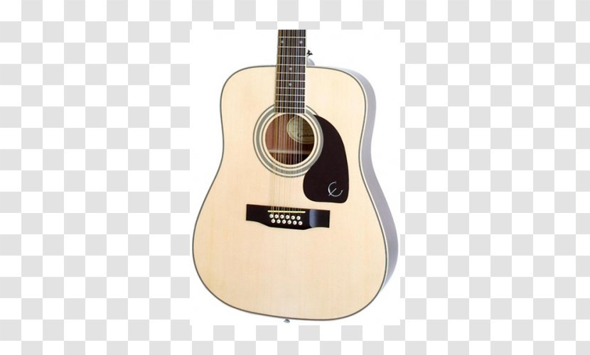 Twelve-string Guitar Epiphone DR-212 Acoustic Acoustic-electric - Tree Transparent PNG