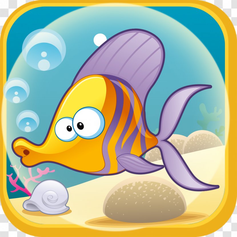 Learning Educational Game Pedagogy - Beak - Cartoon Marine Fish Vector Download Ve Transparent PNG