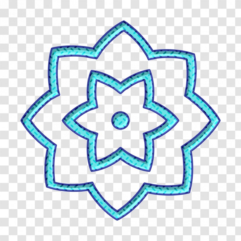 Bloom Icon Camping Flower - Nature - Symmetry Turquoise Transparent PNG