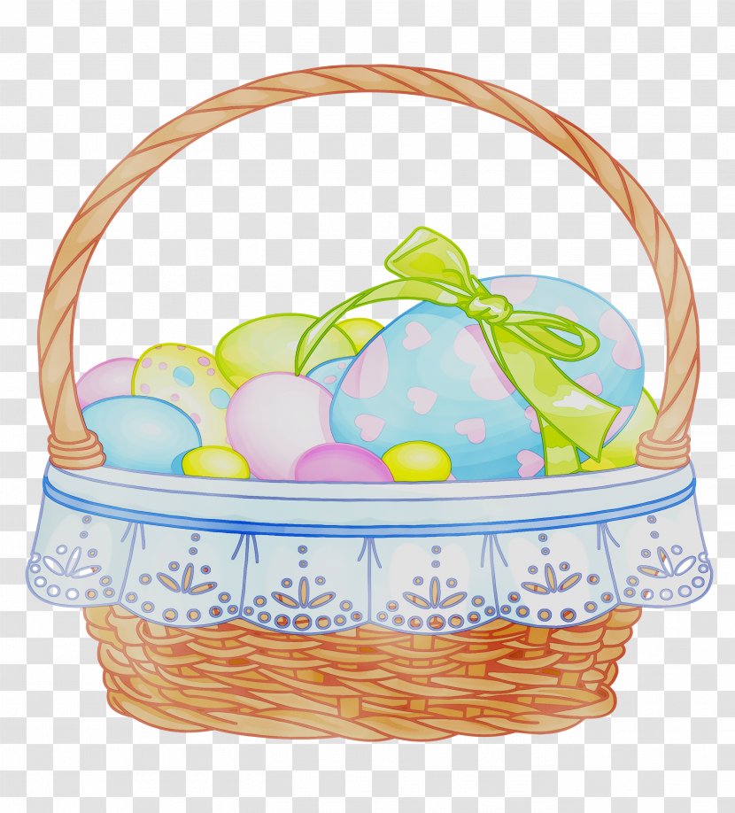 Easter Egg Basket Clip Art - Storage Transparent PNG