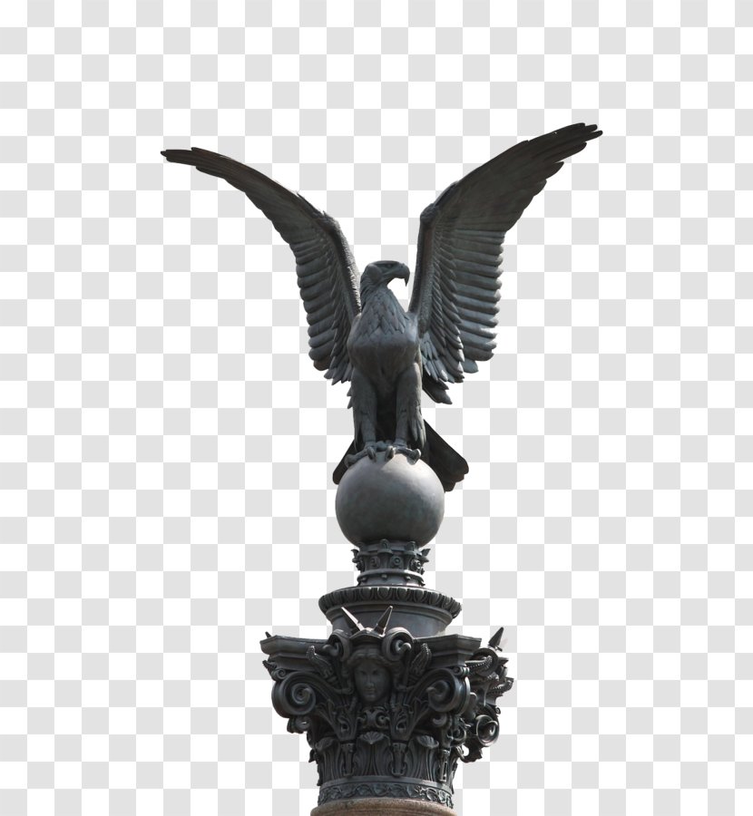 The Thinker Statue Sculpture Eagle Monument - Hawk Transparent PNG