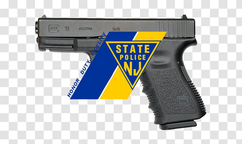 New Jersey State Police GLOCK 19 Firearm - Glock - Carrying Tools Transparent PNG