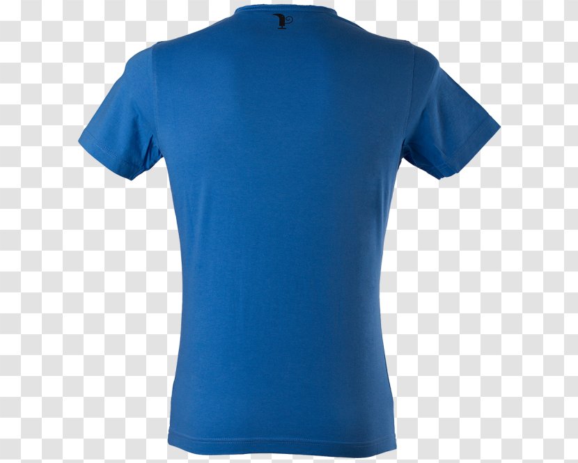 T-shirt Polo Shirt Sleeve Clothing - Electric Blue - House For Printing Transparent PNG