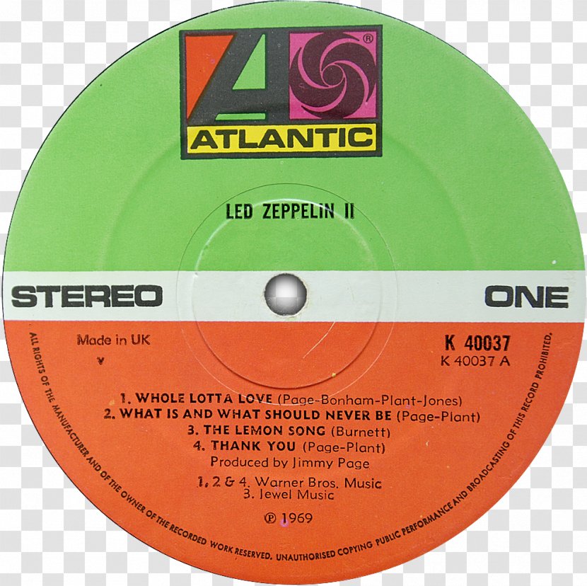 Led Zeppelin II Houses Of The Holy LP Record Phonograph - Brand - She Ra Transparent PNG