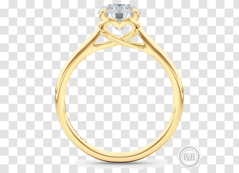Diamond Engagement Ring Gemological Institute Of America Gold - Wedding - Heart Clipart Transparent PNG