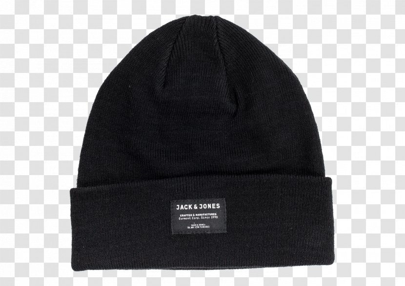 Beanie Brand Black M Transparent PNG