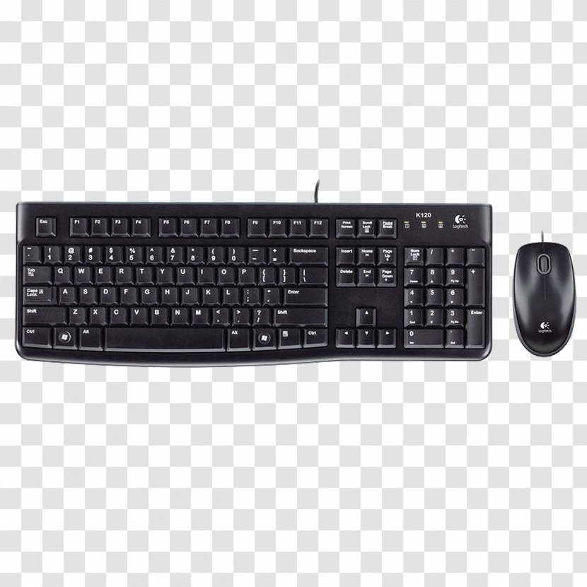 Computer Keyboard Mouse Laptop Logitech Optical - Set Transparent PNG