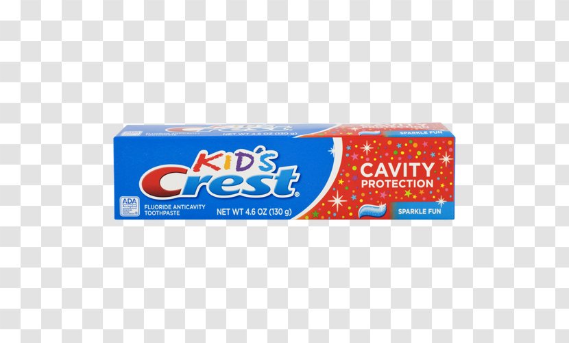 Mouthwash Crest Kid's Cavity Protection Toothpaste - Oral Hygiene Transparent PNG