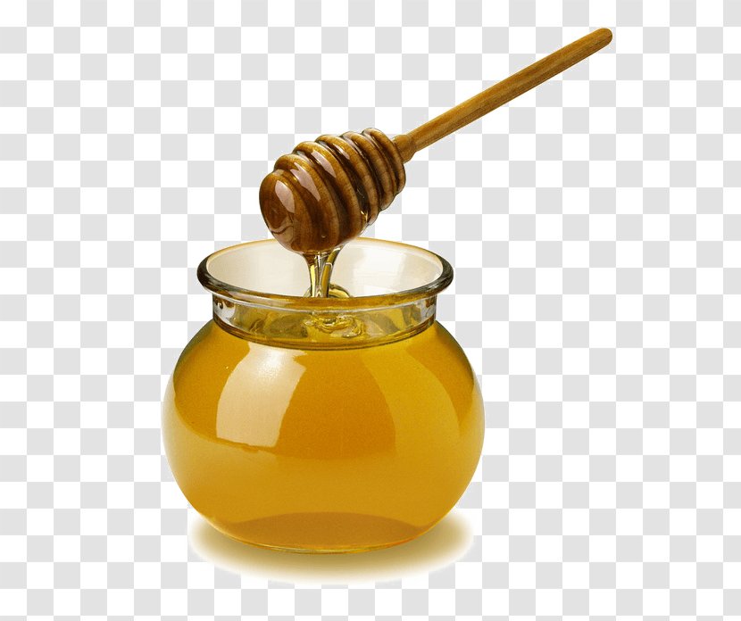 Honey Ingredient Electuary Bowl Spoon - Pot Transparent PNG