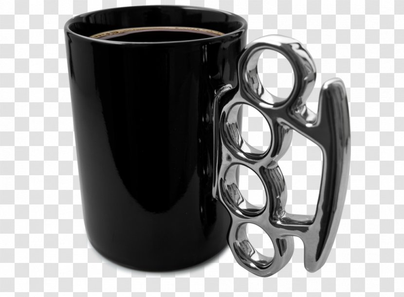 Mug Brass Knuckles Coffee Cup Handle Transparent PNG