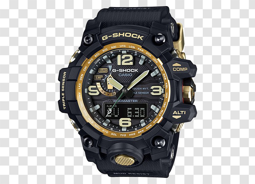 G-Shock Master Of G Mudmaster GG-1000 Casio Watch - Gshock Gwg1000 Transparent PNG