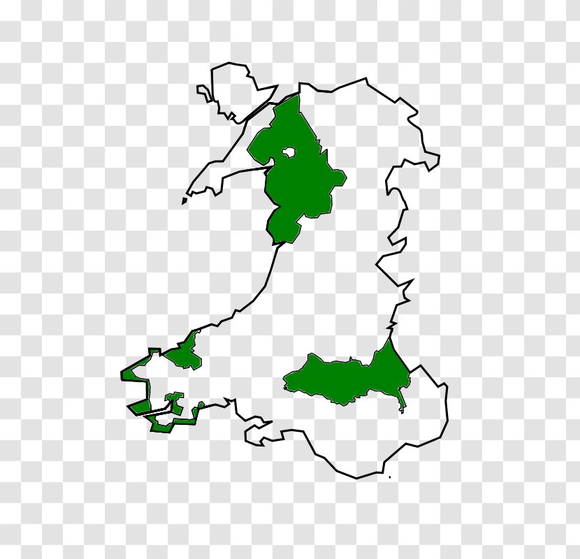 Wales Map Welsh Government Clip Art - Parciau Cenedlaethol Cymru Transparent PNG