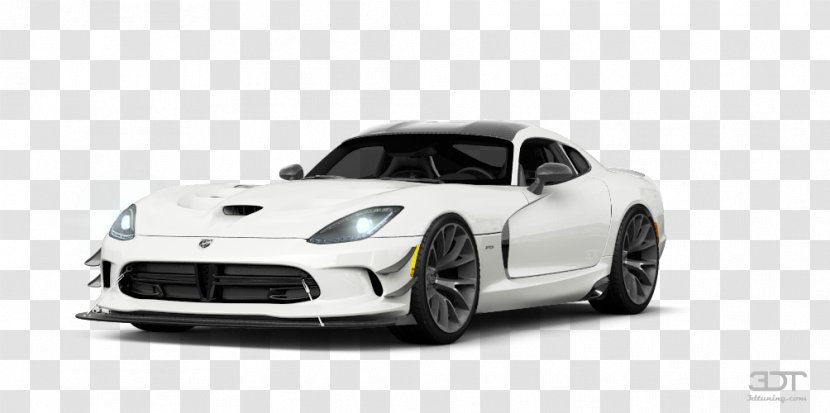 Sports Car Dodge Viper Wheel Vehicle - Mode Of Transport - Watercolor Sky Transparent PNG