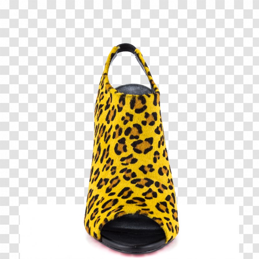 Leopard High-heeled Shoe Stiletto Heel Slingback - Cheetah Transparent PNG