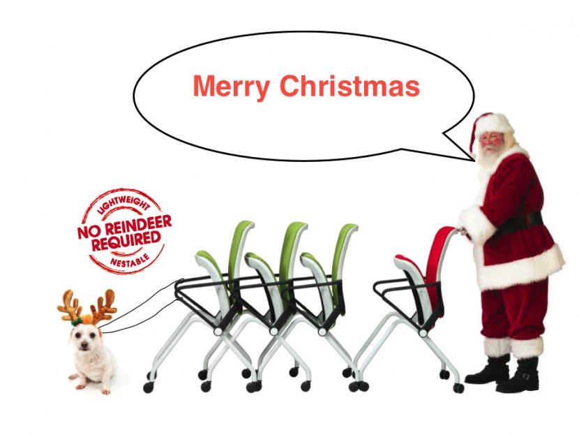 Santa Claus Rudolph Reindeer Christmas Clip Art - Chair - And His Sleigh Pictures Transparent PNG